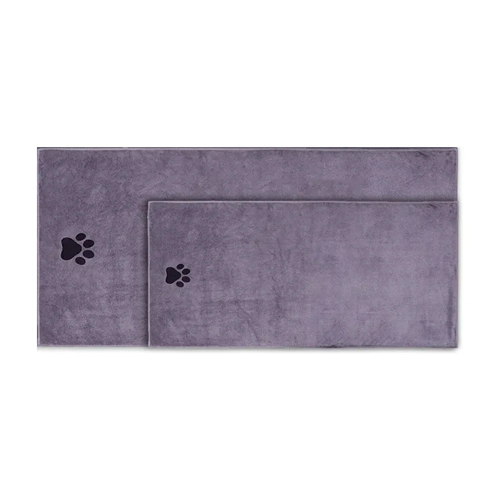 Microfiber Pet Towel – Super Absorbent Dog Bath Towel for Quick Drying & Grooming - ZOOMNSTORE