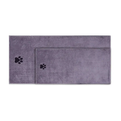 Microfiber Pet Towel – Super Absorbent Dog Bath Towel for Quick Drying & Grooming - ZOOMNSTORE