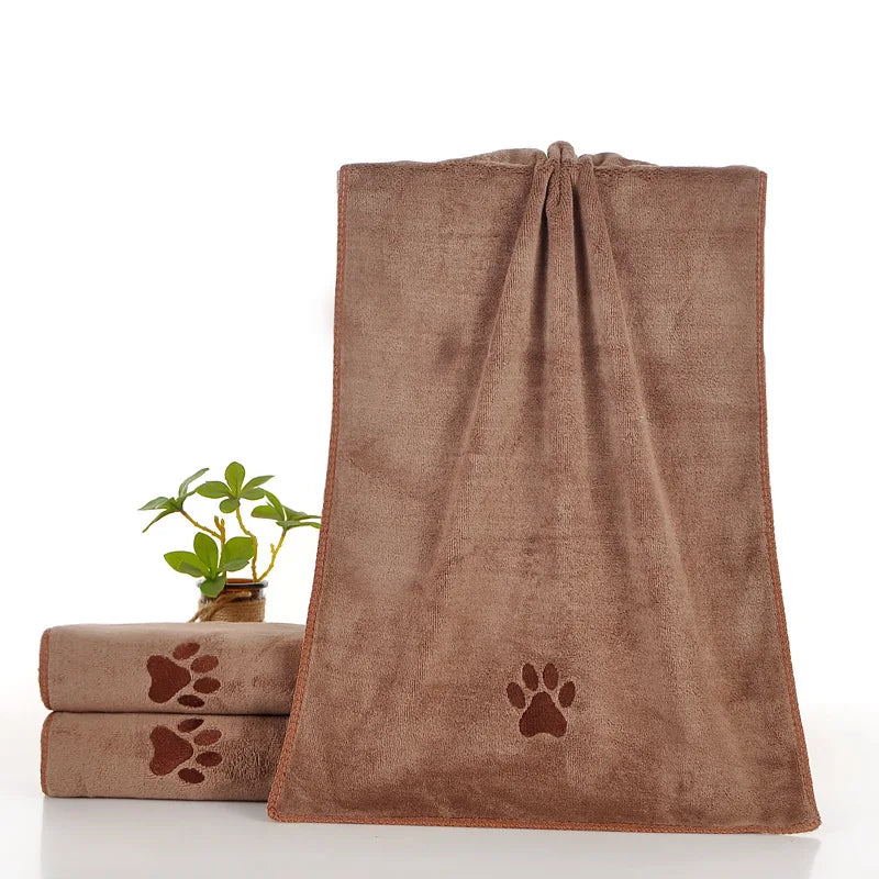 Microfiber Pet Towel – Super Absorbent Dog Bath Towel for Quick Drying & Grooming - ZOOMNSTORE