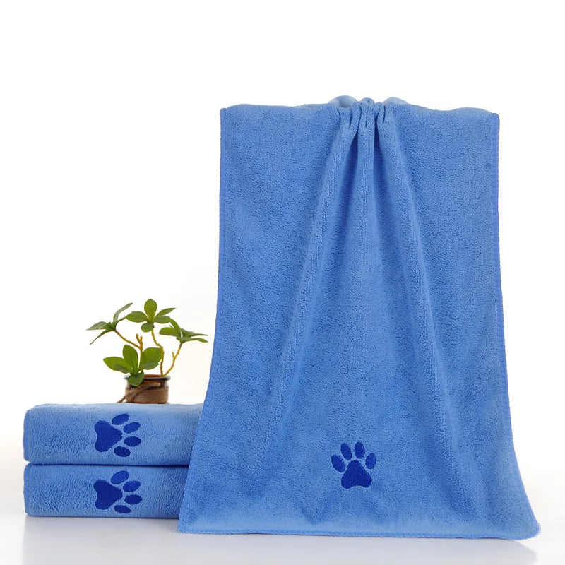 Microfiber Pet Towel – Super Absorbent Dog Bath Towel for Quick Drying & Grooming - ZOOMNSTORE