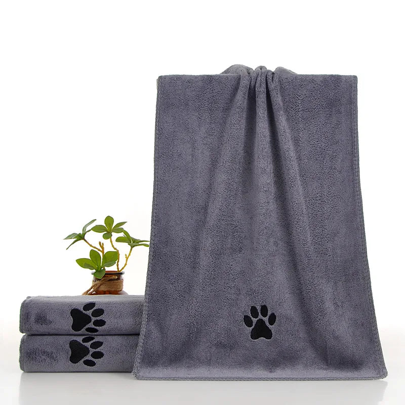 Microfiber Pet Towel – Super Absorbent Dog Bath Towel for Quick Drying & Grooming - ZOOMNSTORE