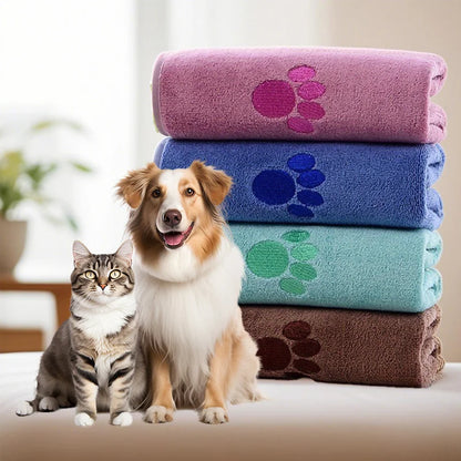 Microfiber Pet Towels – Super Absorbent, Soft, Durable Grooming & Bath Drying Cloth - ZOOMNSTORE