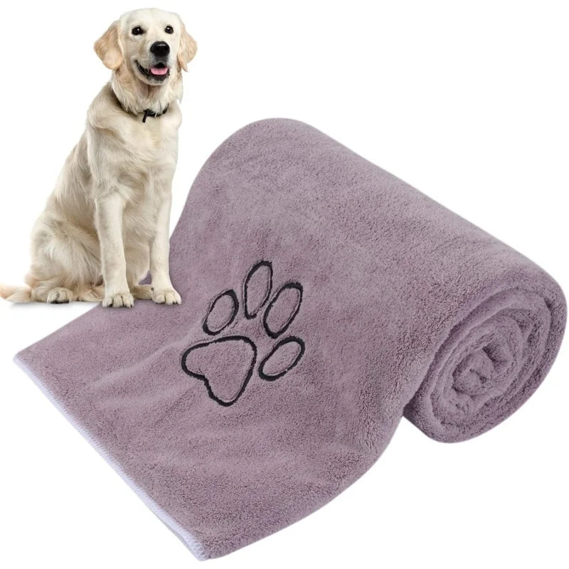Microfiber Pet Towels – Super Absorbent, Soft, Durable Grooming & Bath Drying Cloth - ZOOMNSTORE