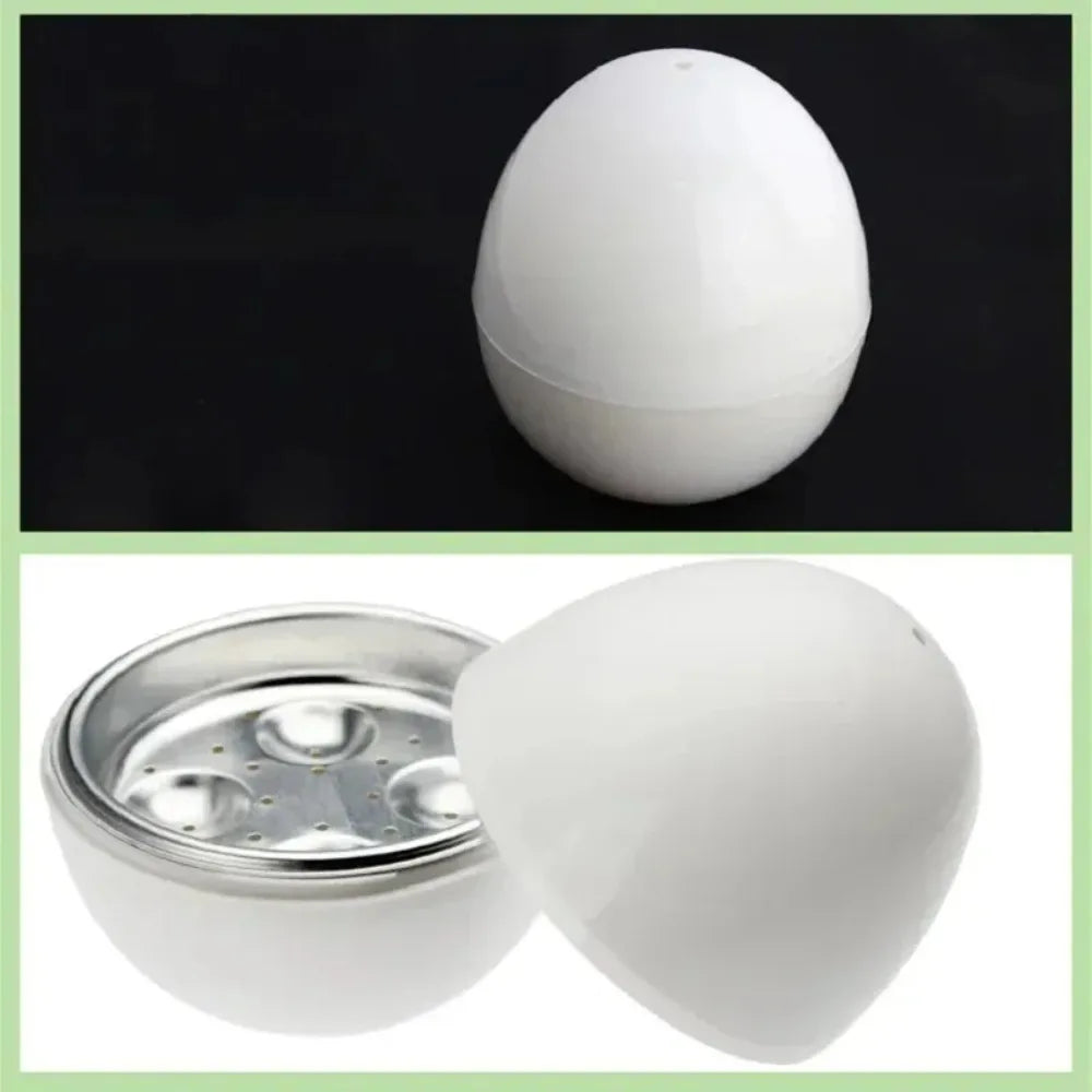 Microwave Egg Steamer - Quick 4-Egg Boiler for Hard or Soft Boiled Eggs - ZOOMNSTORE