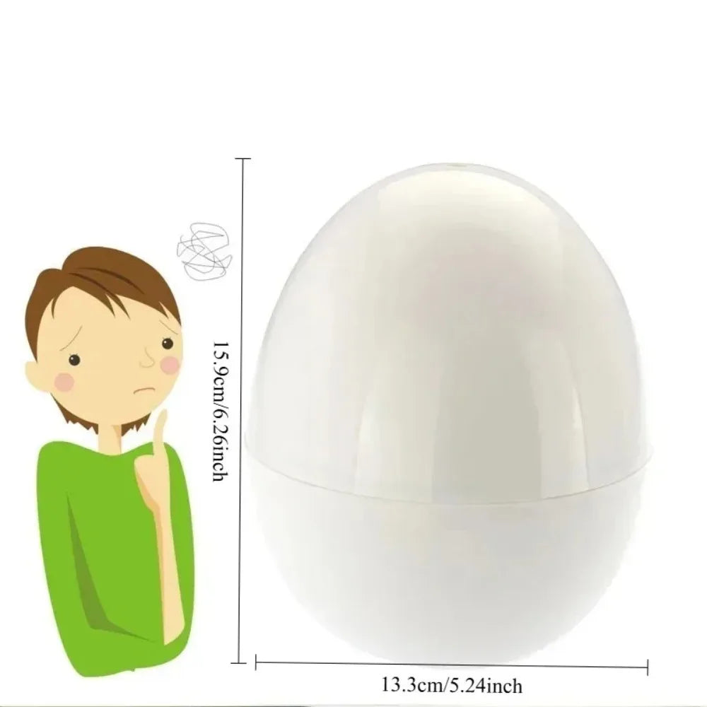 Microwave Egg Steamer - Quick 4-Egg Boiler for Hard or Soft Boiled Eggs - ZOOMNSTORE