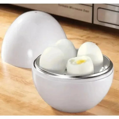 Microwave Egg Steamer - Quick 4-Egg Boiler for Hard or Soft Boiled Eggs - ZOOMNSTORE