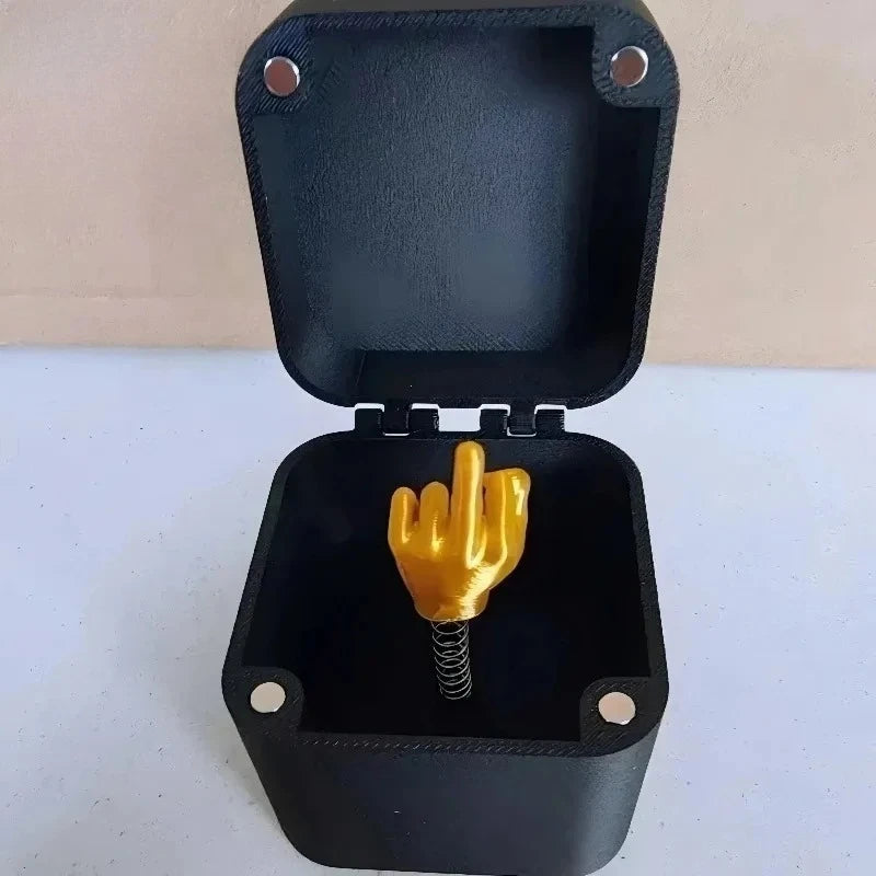 Funny Middle Finger Desk Decor - Gag Gift for Halloween Christmas  Birthdays - ZOOMNSTORE