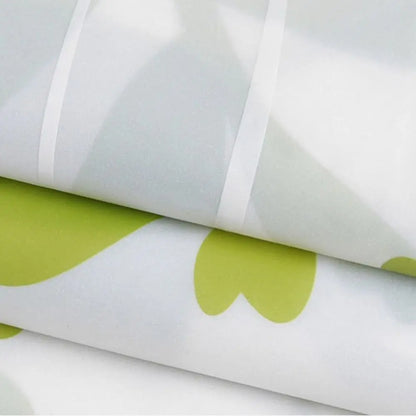 Mildew-Proof PEVA Shower Curtain - Thickened Printed Bathroom Curtain with 12 Hooks 180x150cm - ZOOMNSTORE