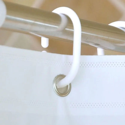 Mildew-Proof PEVA Shower Curtain - Thickened Printed Bathroom Curtain with 12 Hooks 180x150cm - ZOOMNSTORE