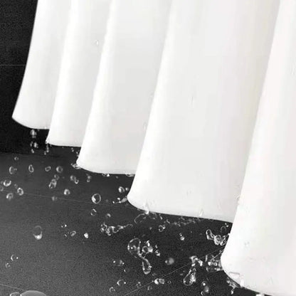 Mildew-Proof PEVA Shower Curtain - Thickened Printed Bathroom Curtain with 12 Hooks 180x150cm - ZOOMNSTORE