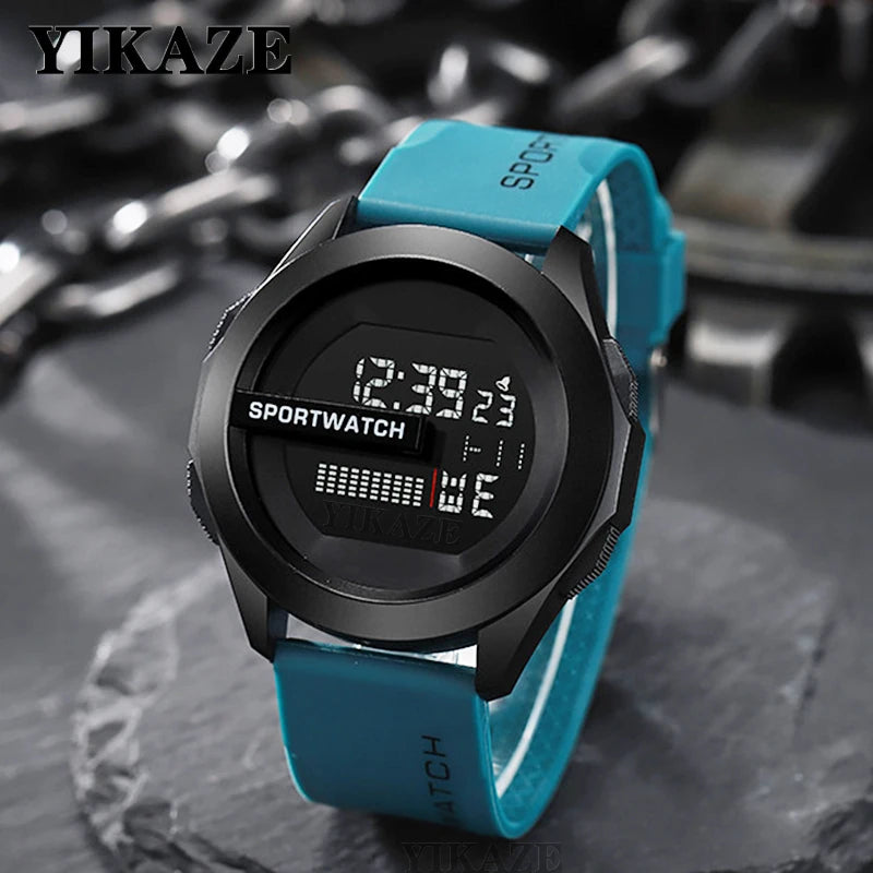 Military Digital Watch - Men's Sport Watch Waterproof LED Luminous Stopwatch - ZOOMNSTORE