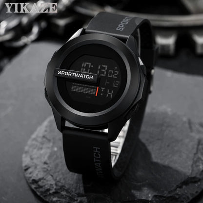 Military Digital Watch - Men's Sport Watch Waterproof LED Luminous Stopwatch - ZOOMNSTORE