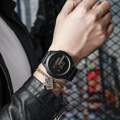 Military Digital Watch - Men's Sport Watch Waterproof LED Luminous Stopwatch - ZOOMNSTORE