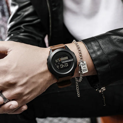 Military Digital Watch - Men's Sport Watch Waterproof LED Luminous Stopwatch - ZOOMNSTORE