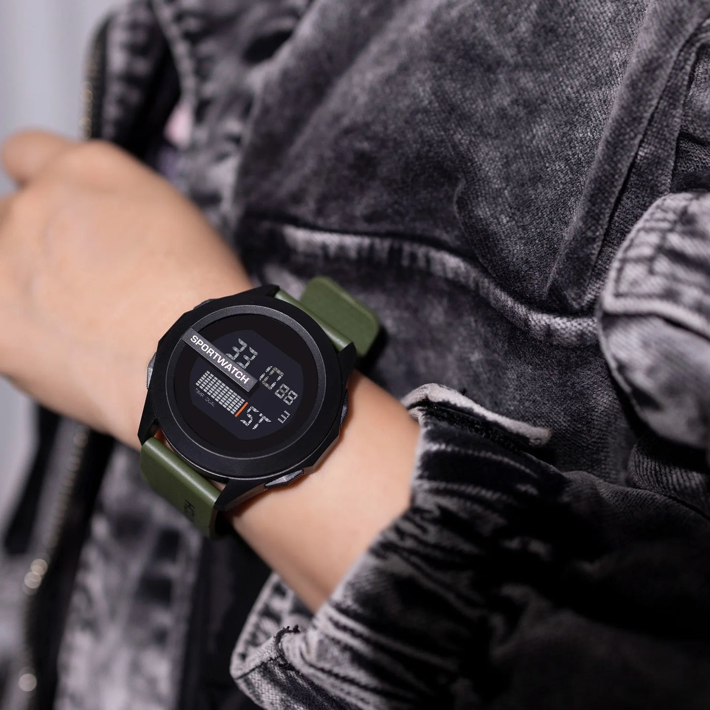 Military Digital Watch - Men's Sport Watch Waterproof LED Luminous Stopwatch - ZOOMNSTORE