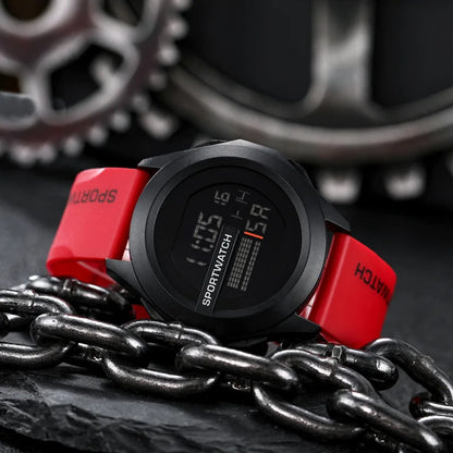Military Digital Watch - Men's Sport Watch Waterproof LED Luminous Stopwatch - ZOOMNSTORE