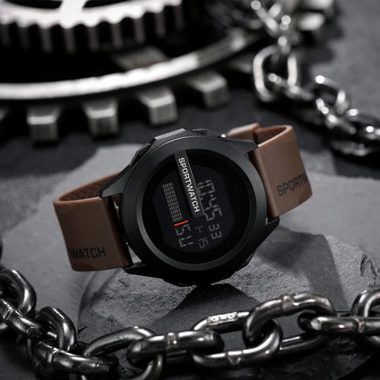 Military Digital Watch - Men's Sport Watch Waterproof LED Luminous Stopwatch - ZOOMNSTORE