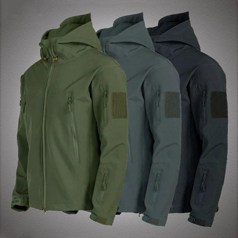 Military Soft Shell Jacket - Tactical Windproof Waterproof Army Combat Outerwear - ZOOMNSTORE