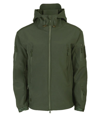 Military Soft Shell Jacket - Tactical Windproof Waterproof Army Combat Outerwear - ZOOMNSTORE