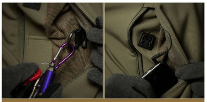 Military Soft Shell Jacket - Tactical Windproof Waterproof Army Combat Outerwear - ZOOMNSTORE