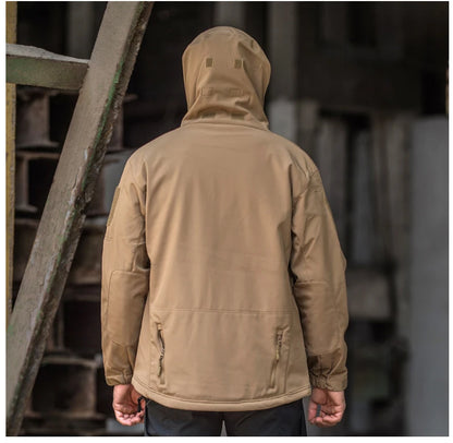 Military Soft Shell Jacket - Tactical Windproof Waterproof Army Combat Outerwear - ZOOMNSTORE
