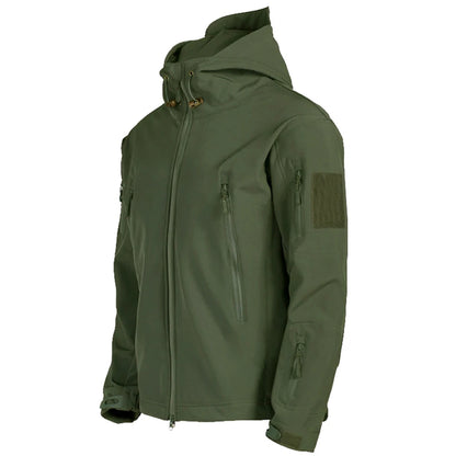 Military Soft Shell Jacket - Tactical Windproof Waterproof Army Combat Outerwear - ZOOMNSTORE