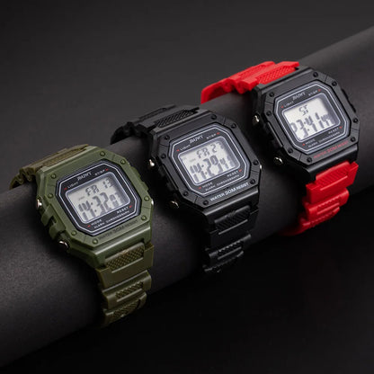 Military Sport Watch - Waterproof Digital Sports Timepiece With LED Display - ZOOMNSTORE