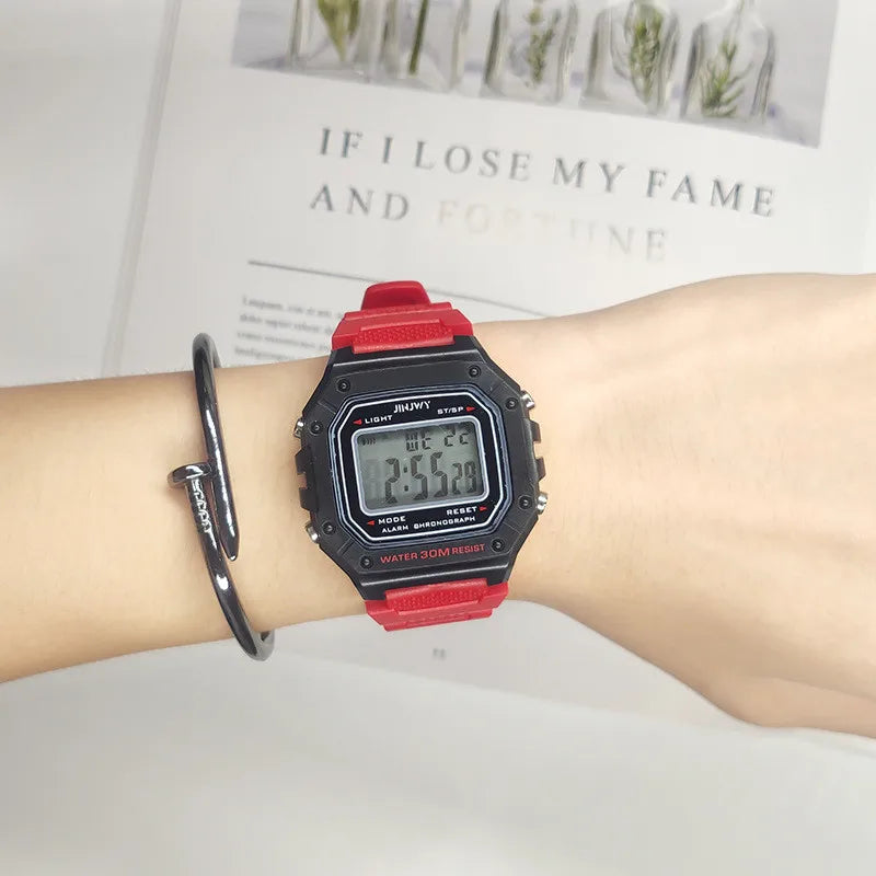 Military Sport Watch - Waterproof Digital Sports Timepiece With LED Display - ZOOMNSTORE