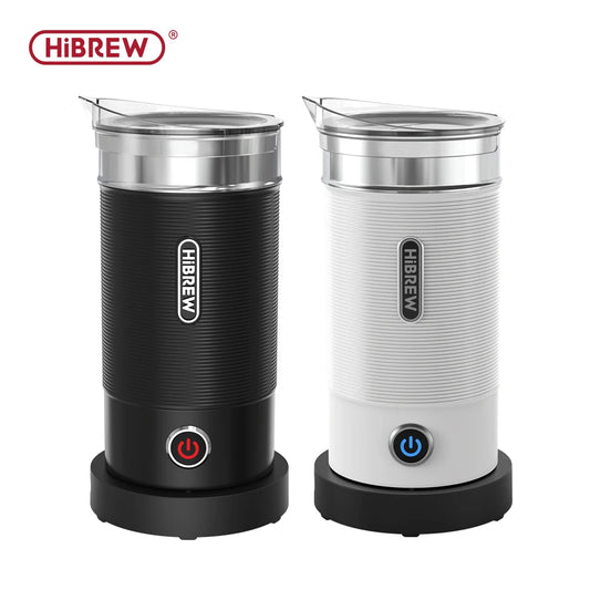 HiBREW Automatic Milk Frother  Warmer - ColdHot Latte  Cappuccino Mixer - ZOOMNSTORE