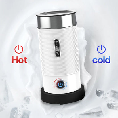 HiBREW Automatic Milk Frother  Warmer - ColdHot Latte  Cappuccino Mixer - ZOOMNSTORE