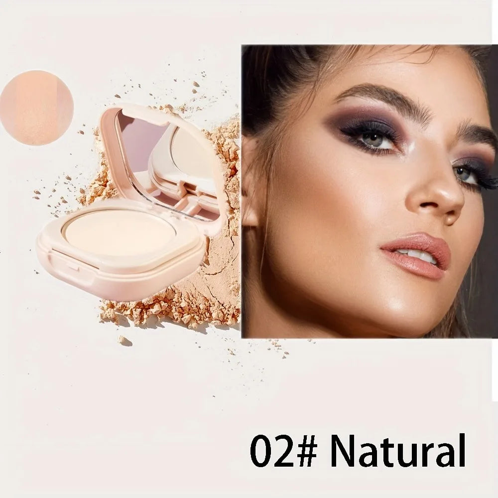 Milk Tea Waterproof Compact Powder - Full Coverage Matte Setting Powder - ZOOMNSTORE