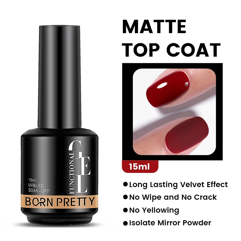 Milky Pink Rubber Base Gel Nail Polish - Glitter Semi-Permanent UV LED Varnish 15ml - ZOOMNSTORE