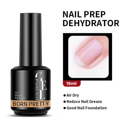 Milky Pink Rubber Base Gel Nail Polish - Glitter Semi-Permanent UV LED Varnish 15ml - ZOOMNSTORE