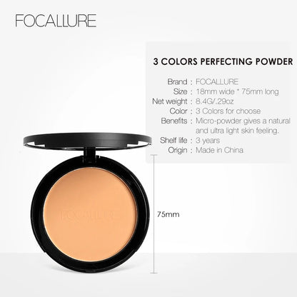 Mineral Foundation Powder - Oil Control Concealer with Smooth Finish 3 Shades - ZOOMNSTORE