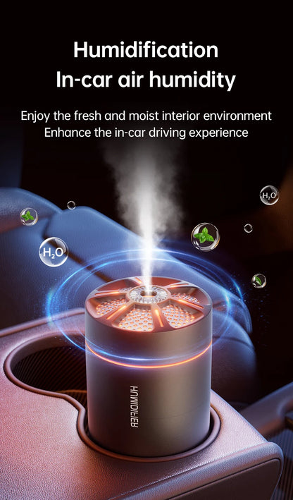 Mini Air Humidifier  Aromatherapy Diffuser - 180ML Essential Oil Spray for Home  Car - ZOOMNSTORE