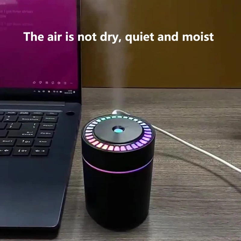 Mini Air Humidifier - Electric Aroma Diffuser & Essential Oil Purifier For Car & Home - ZOOMNSTORE