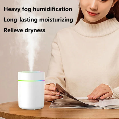 Mini Air Humidifier - Electric Aroma Diffuser & Essential Oil Purifier For Car & Home - ZOOMNSTORE