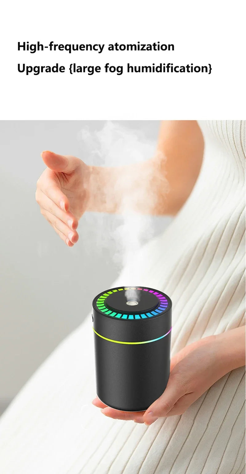 Mini Air Humidifier - Electric Aroma Diffuser & Essential Oil Purifier For Car & Home - ZOOMNSTORE