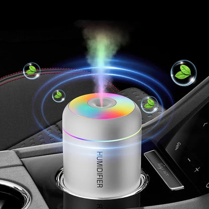 Mini Air Humidifier USB Aroma Diffuser - Ultrasonic Essential Oil Purifier Mist Maker - ZOOMNSTORE