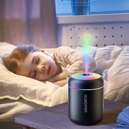 Mini Air Humidifier USB Aroma Diffuser - Ultrasonic Essential Oil Purifier Mist Maker - ZOOMNSTORE