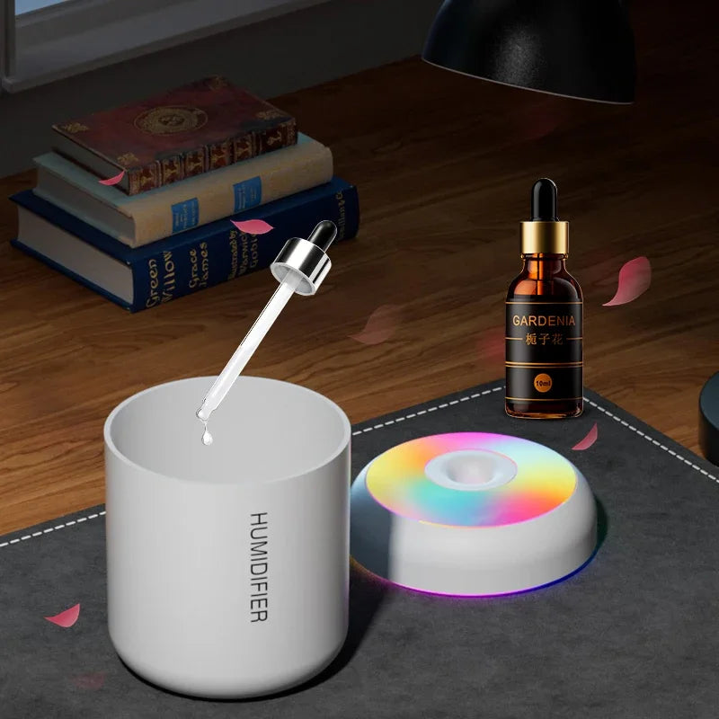 Mini Air Humidifier USB Aroma Diffuser - Ultrasonic Essential Oil Purifier Mist Maker - ZOOMNSTORE