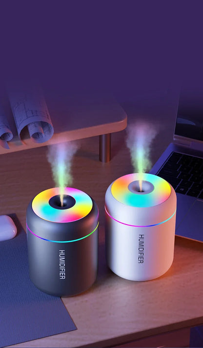 Mini Air Humidifier USB Aroma Diffuser - Ultrasonic Essential Oil Purifier Mist Maker - ZOOMNSTORE