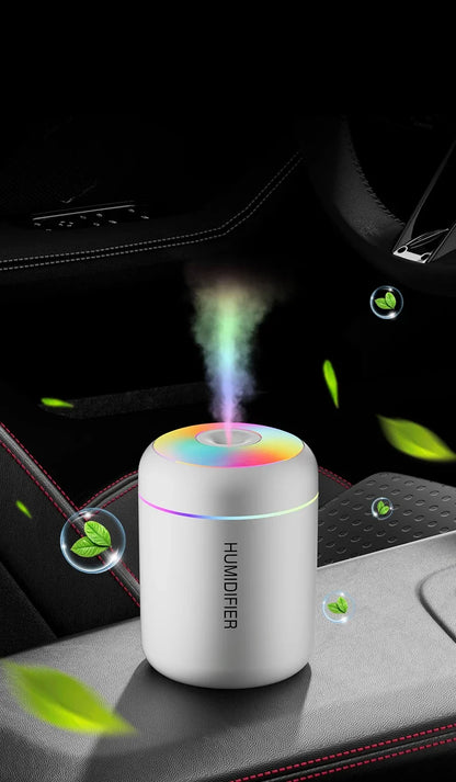 Mini Air Humidifier USB Aroma Diffuser - Ultrasonic Essential Oil Purifier Mist Maker - ZOOMNSTORE