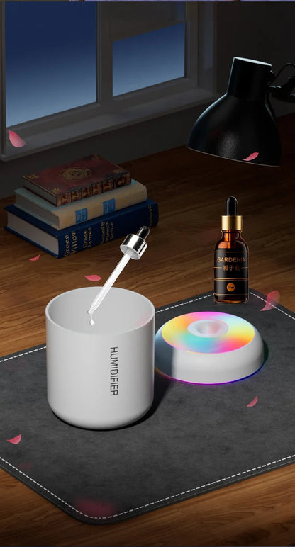 Mini Air Humidifier USB Aroma Diffuser - Ultrasonic Essential Oil Purifier Mist Maker - ZOOMNSTORE