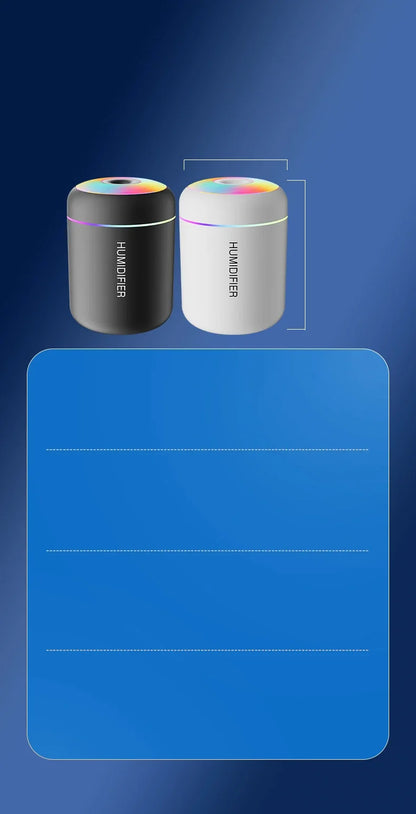 Mini Air Humidifier USB Aroma Diffuser - Ultrasonic Essential Oil Purifier Mist Maker - ZOOMNSTORE
