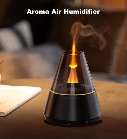 Mini Aroma Diffuser USB Air Humidifier - Silent Essential Oil Diffuser with 7 Color LED Light - ZOOMNSTORE