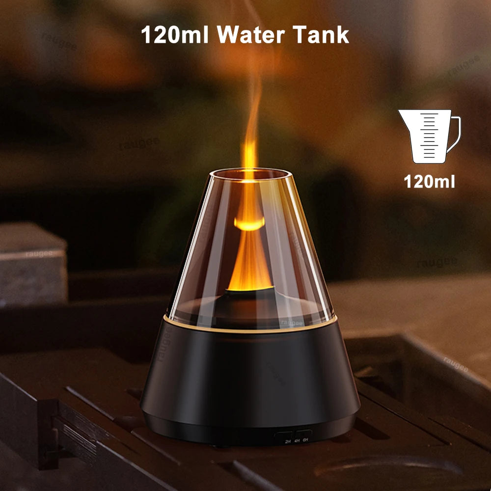 Mini Aroma Diffuser USB Air Humidifier - Silent Essential Oil Diffuser with 7 Color LED Light - ZOOMNSTORE
