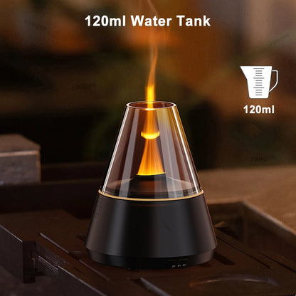 Mini Aroma Diffuser USB Air Humidifier - Silent Essential Oil Diffuser with 7 Color LED Light - ZOOMNSTORE