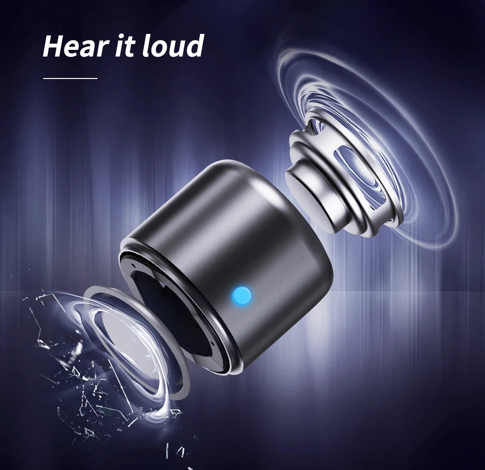 Mini Bluetooth Speaker - Portable Wireless Speaker with Extra Bass & Waterproof Design - ZOOMNSTORE