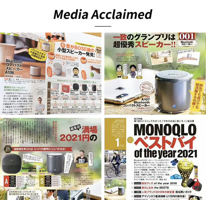 Mini Bluetooth Speaker - Portable Wireless Speaker with Extra Bass & Waterproof Design - ZOOMNSTORE